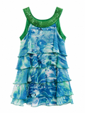 Summer ruffle mini dress
