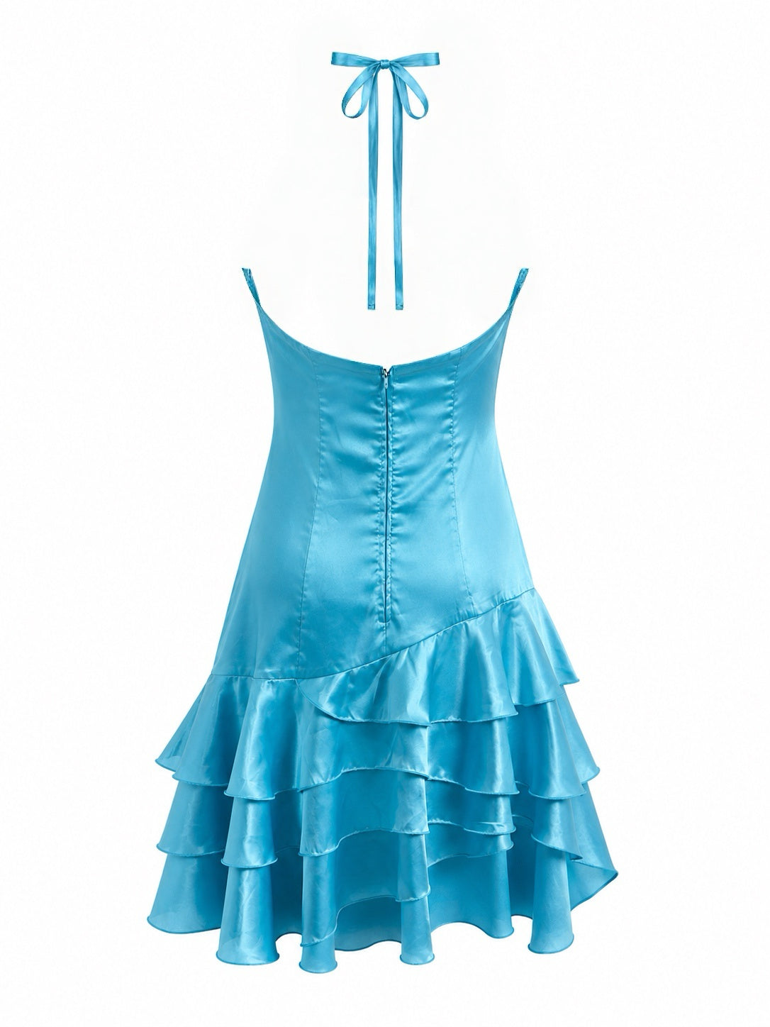 Vintage Greek Designer halter neck backless dress