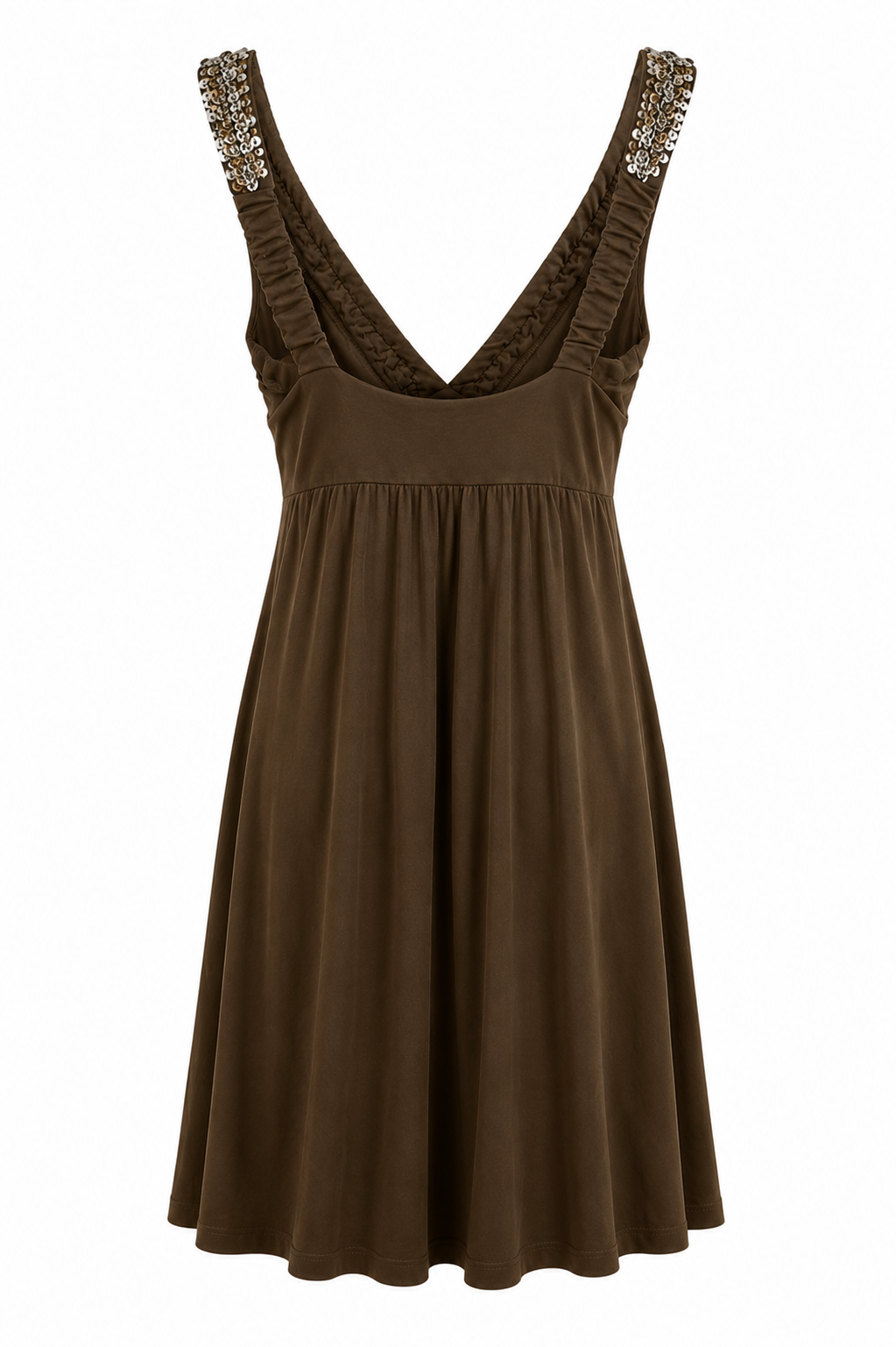 Mini dress with sequins