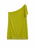 One shoulder summer top