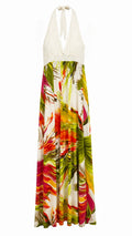 Summer halter neck backless dress