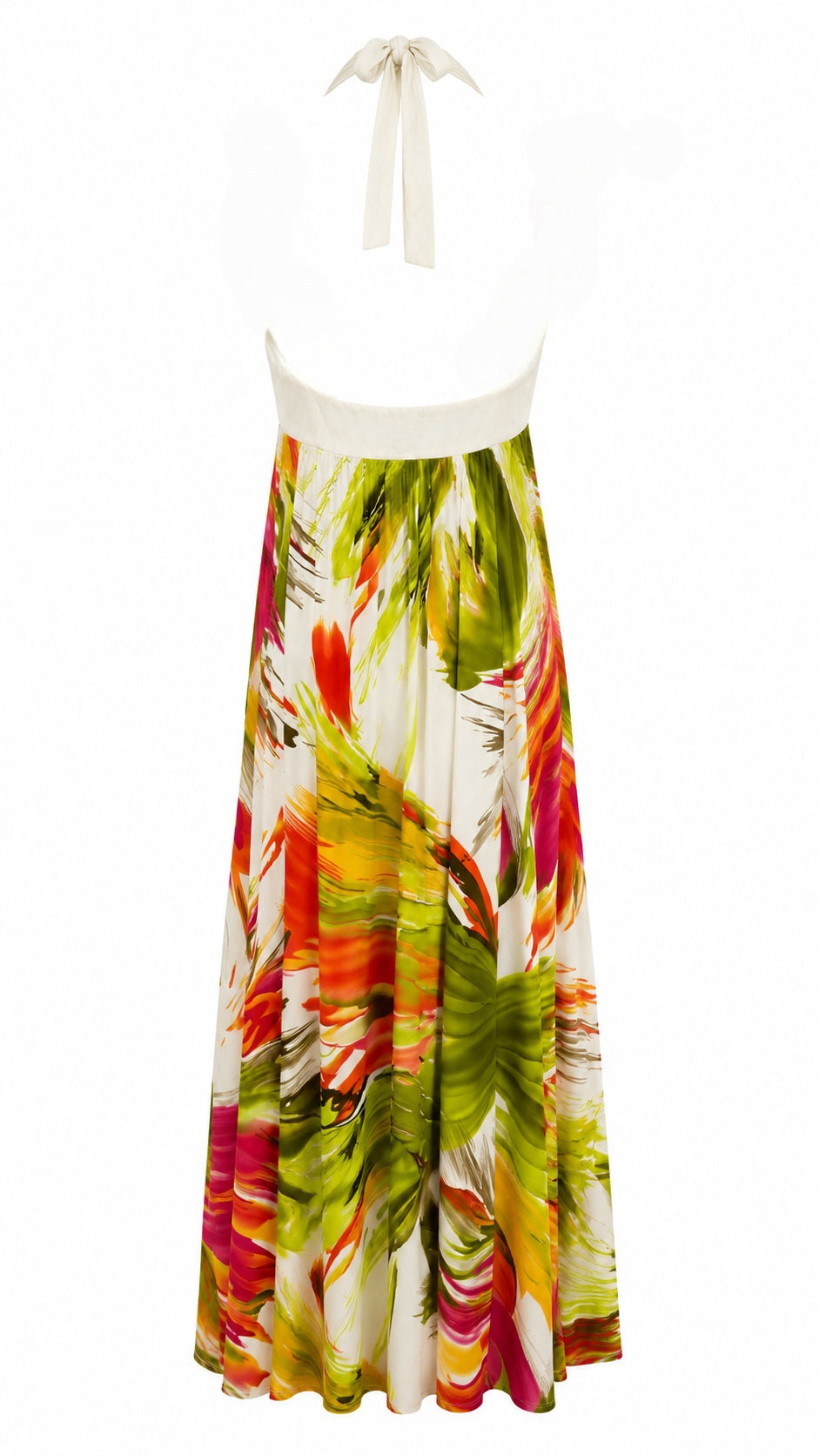 Summer halter neck backless dress
