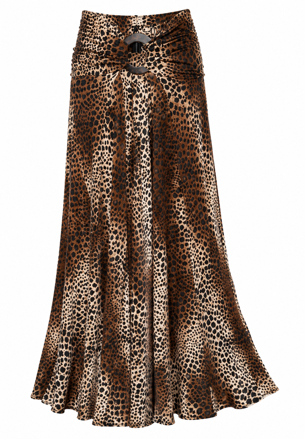 Italian skirt with hoop on the front