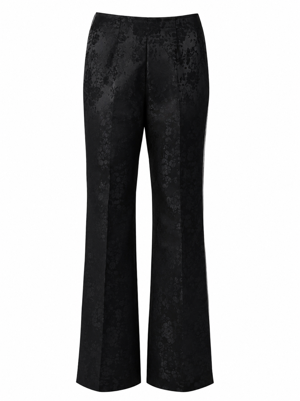 Vintage satin Deadstock jacquard pants
