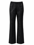 Vintage satin Deadstock jacquard pants