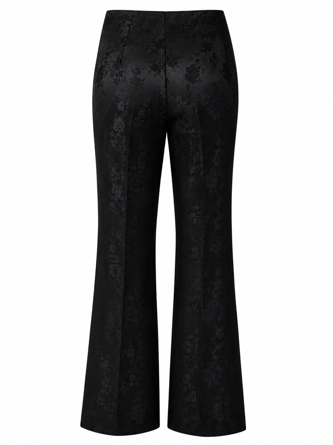 Vintage satin Deadstock jacquard pants