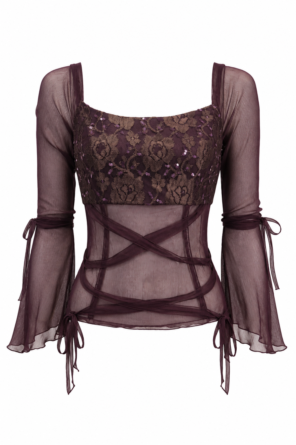 Deadstock silk corset blouse