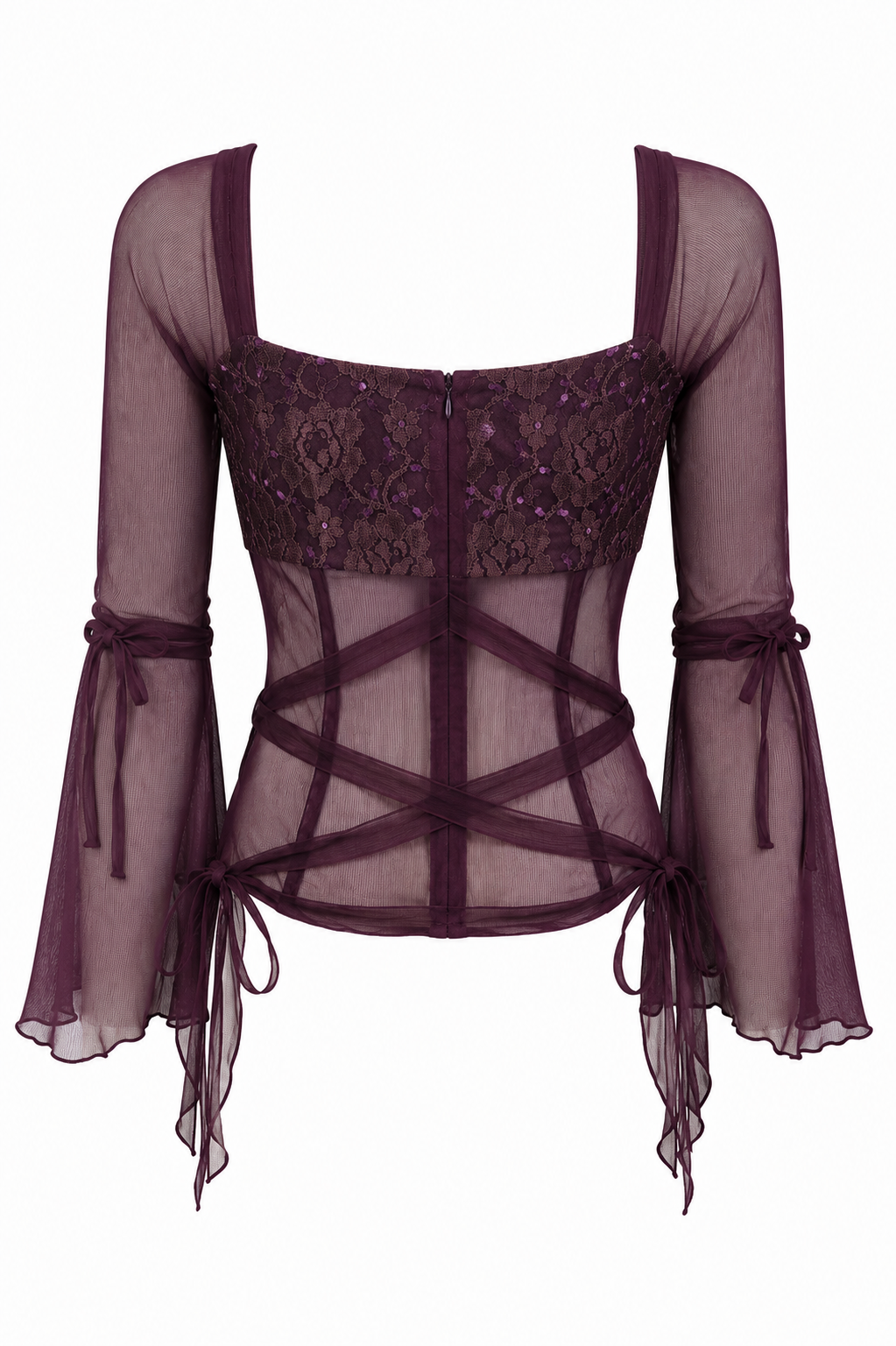 Deadstock silk corset blouse