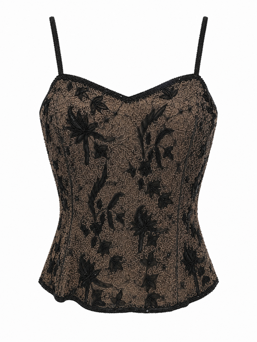 Vintage Deadstock full beaded corset