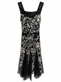 Multi patterned stretchy fabric and sequins