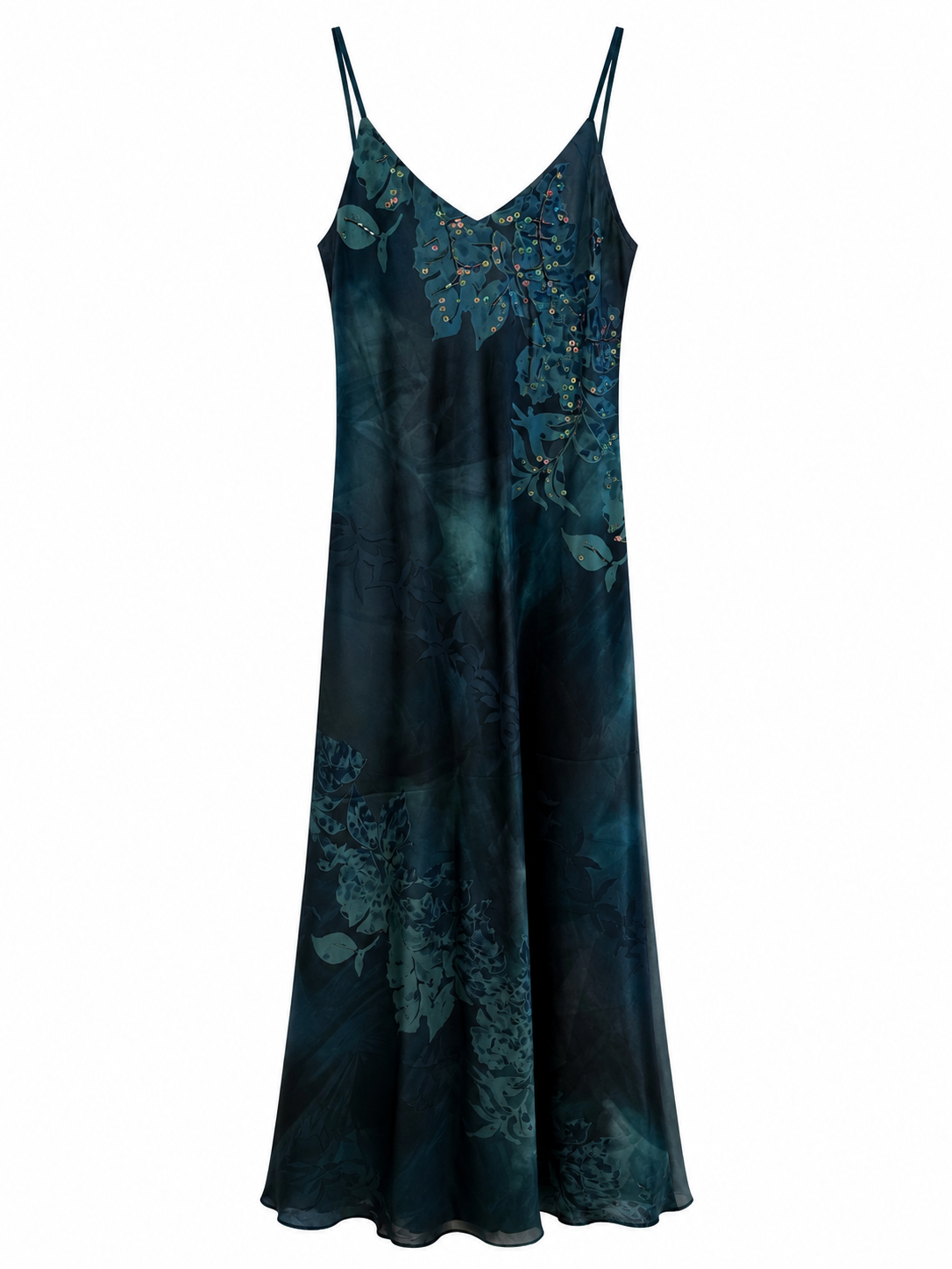 Maxi 90s dress with sequins
