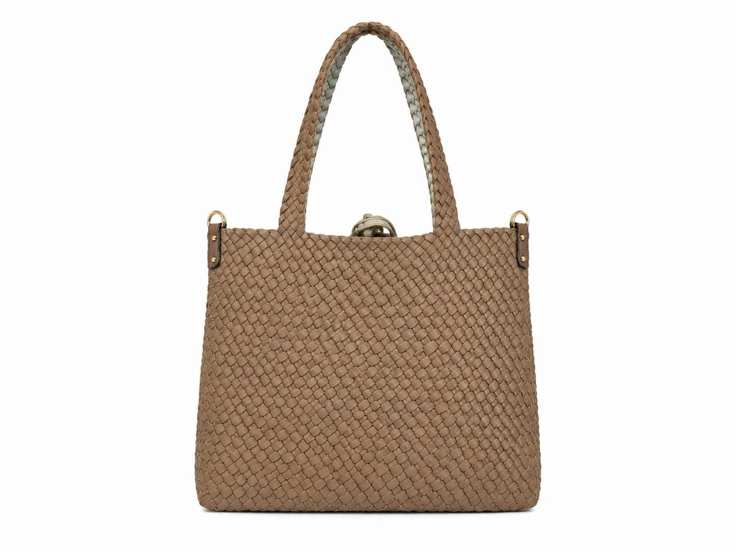 Big leather shopper bag