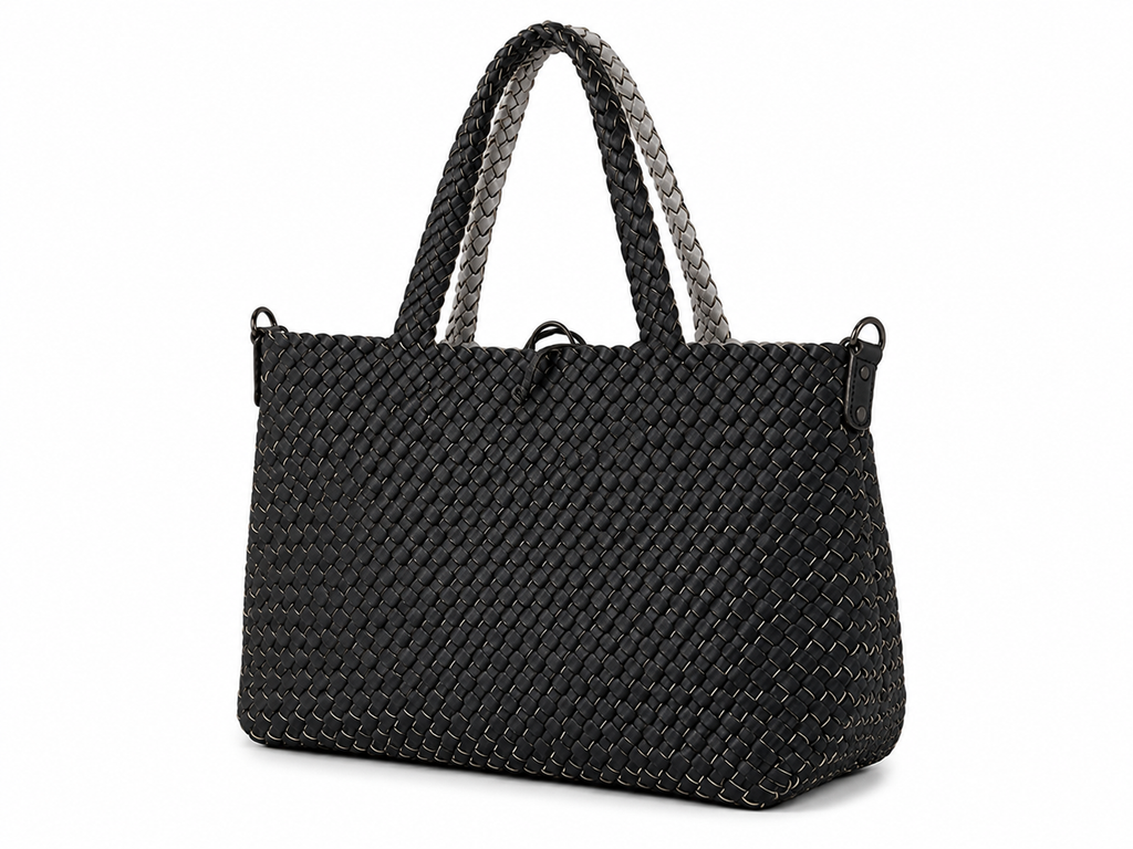 Big leather shopper bag