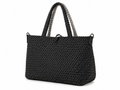 Big leather shopper bag