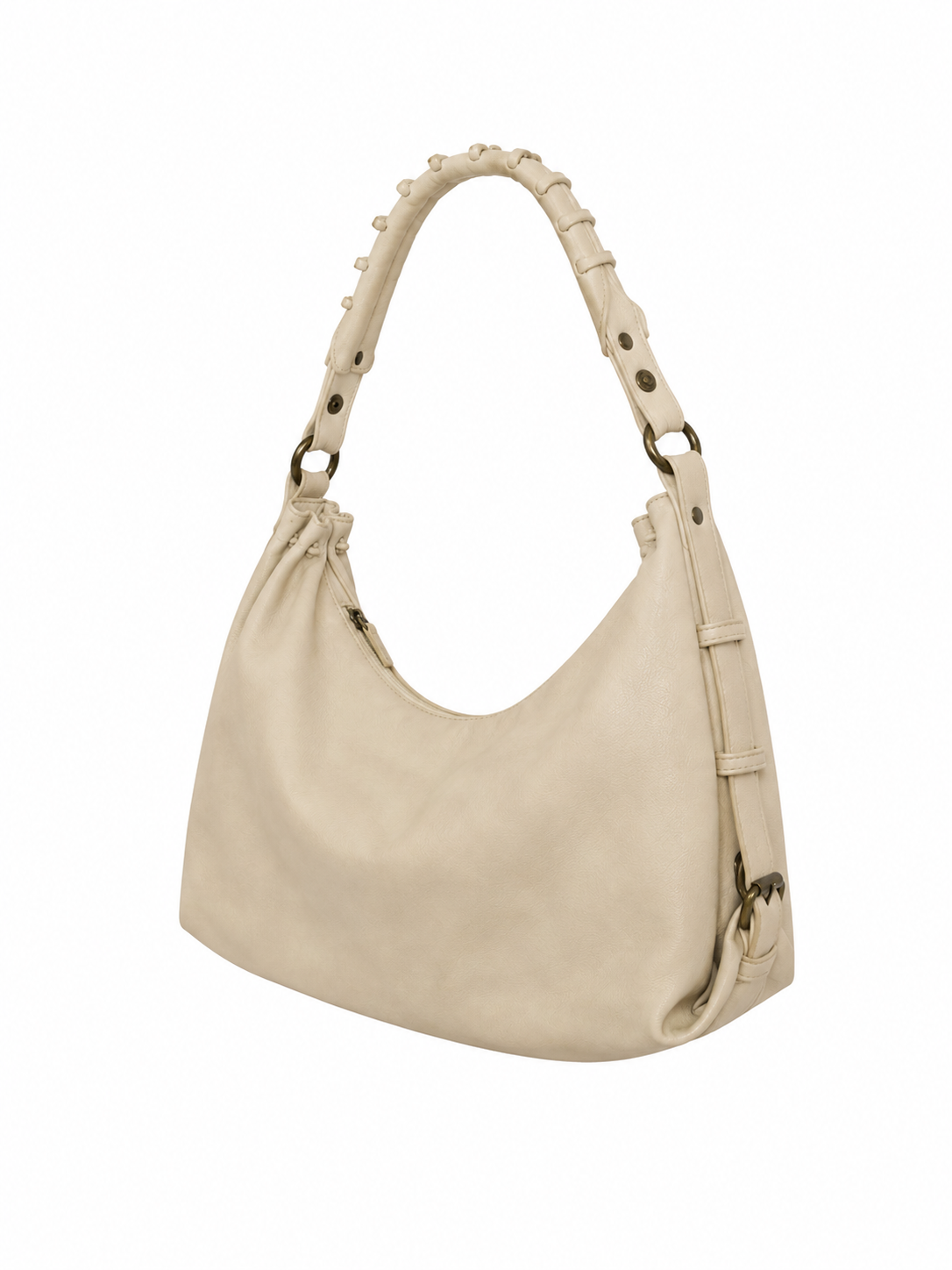 Vintage leather hobo bag