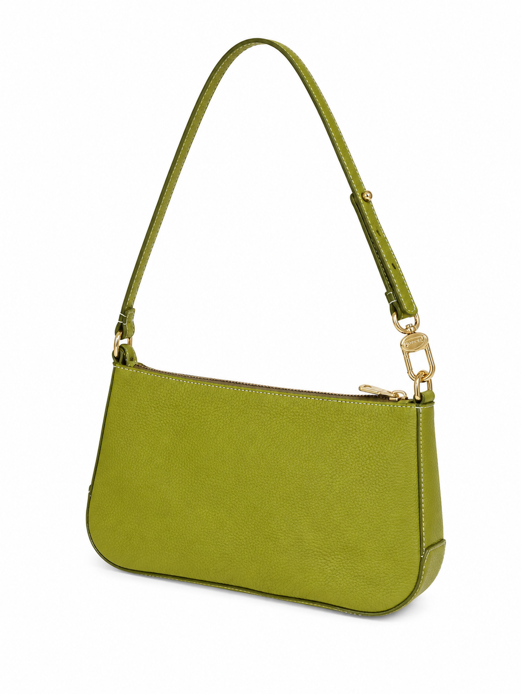 Italian leather mini baguette
