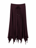 Maxi asymmetrical skirt