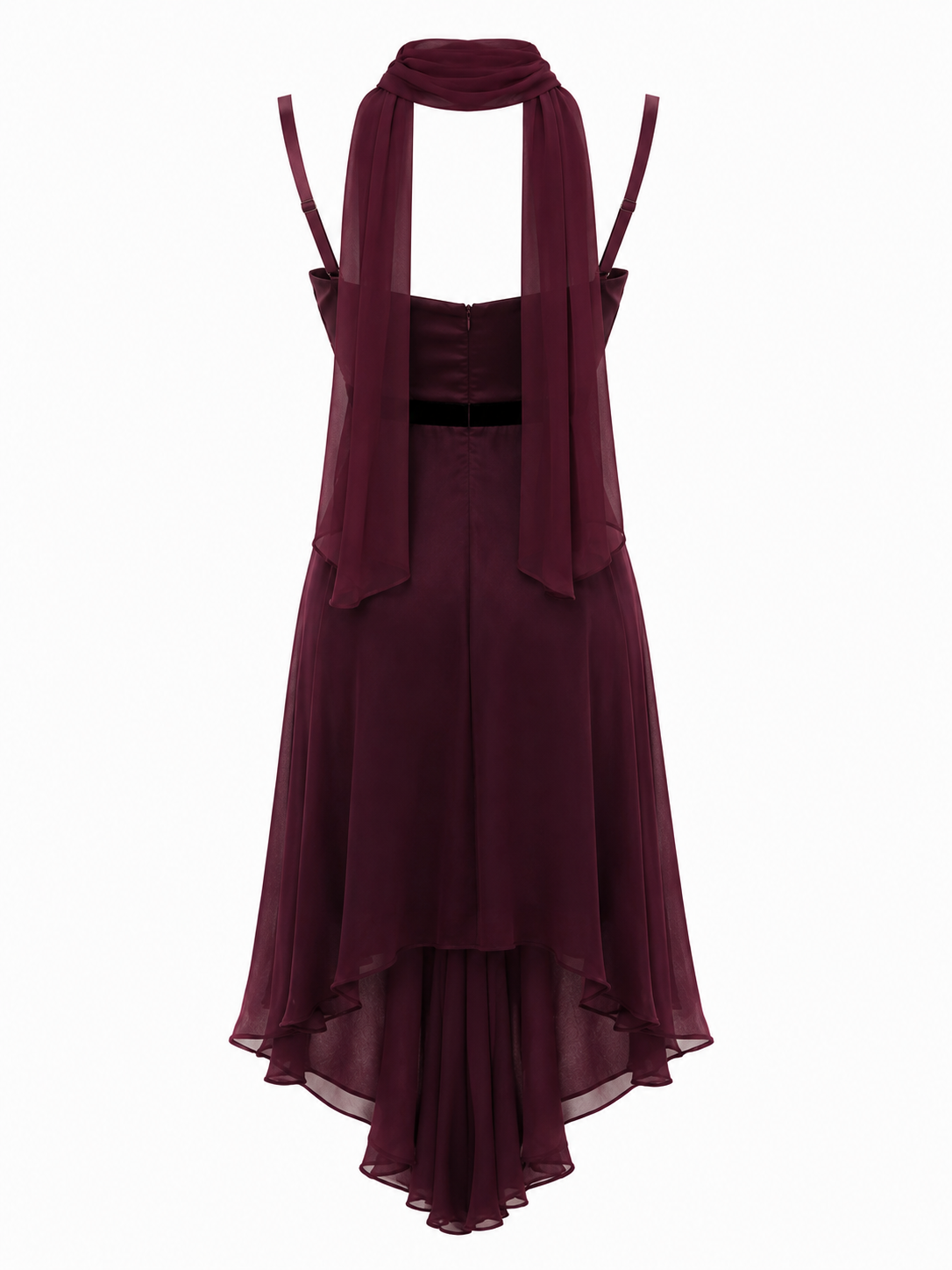Deadstock silk Charly dress with scarf