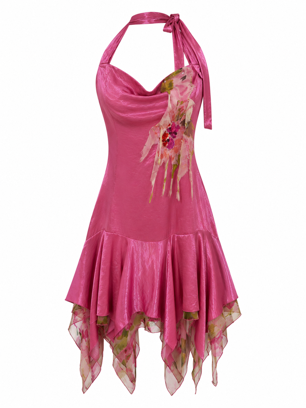 Halter neck vintage dress