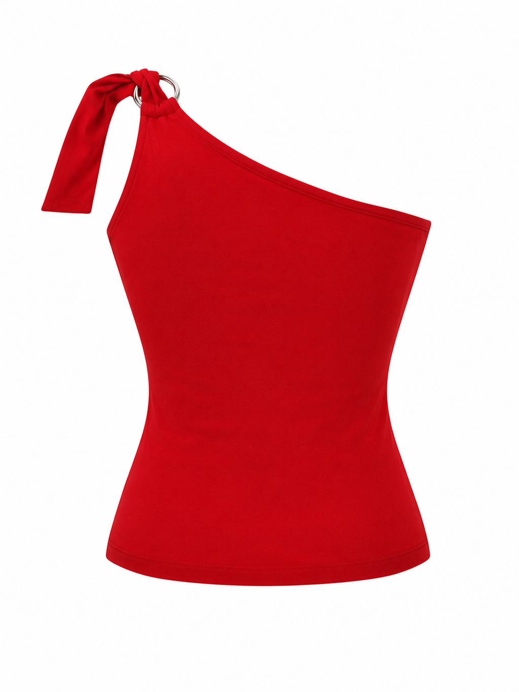 One shoulder Y2K top