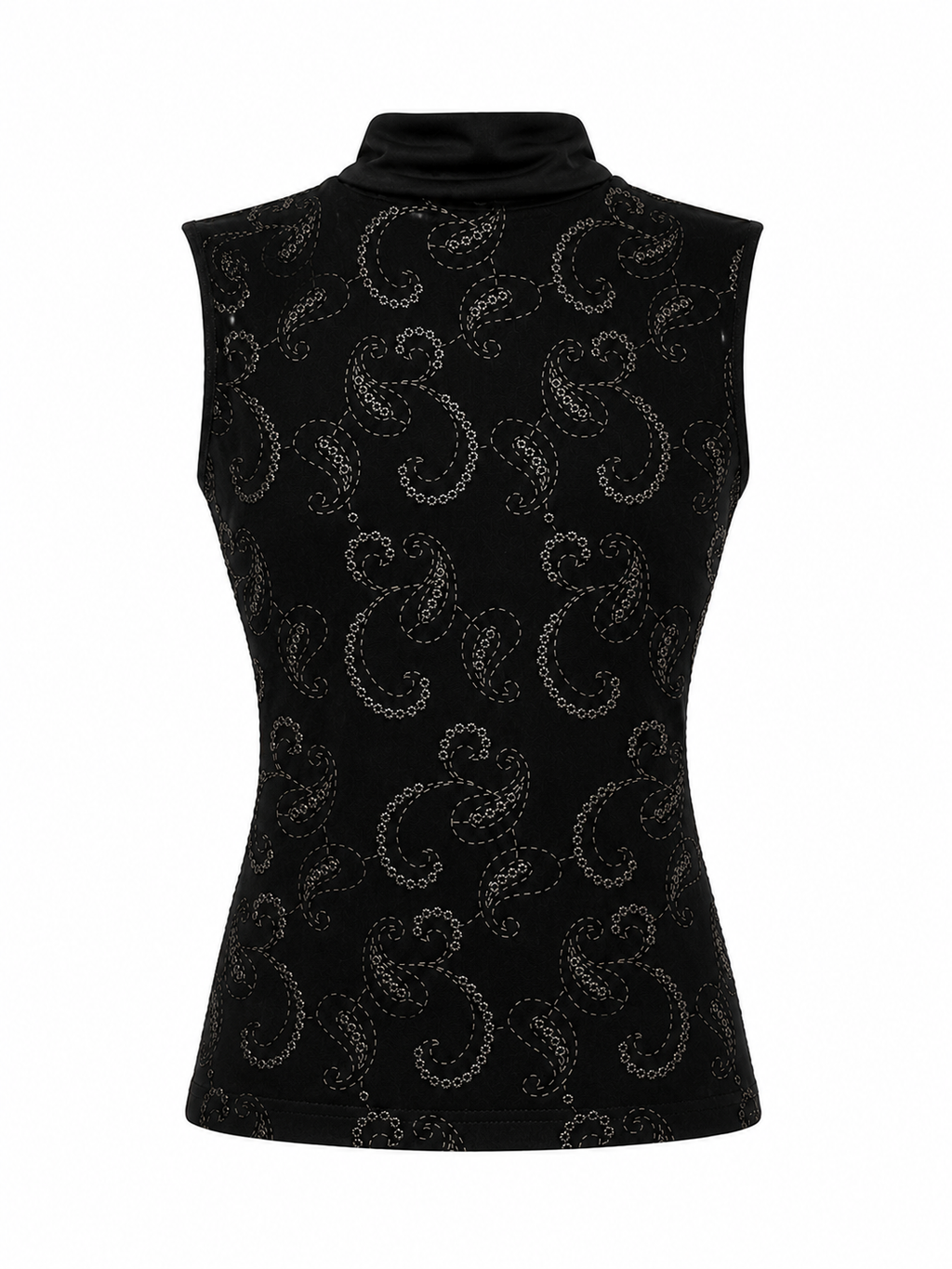High neck elastic top
