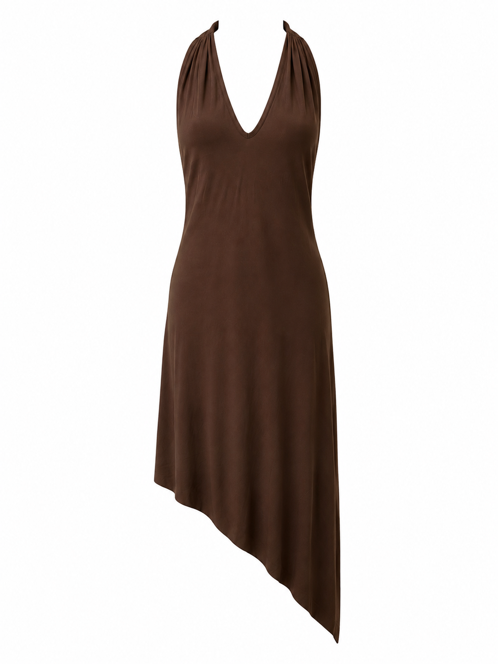 Vintage halter neck backless dress