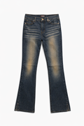 Vintage jeans with back slit