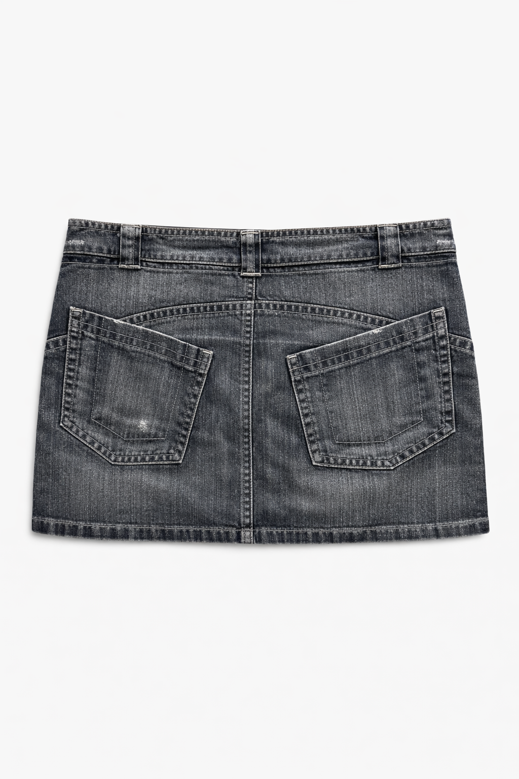 Mini denim skirt