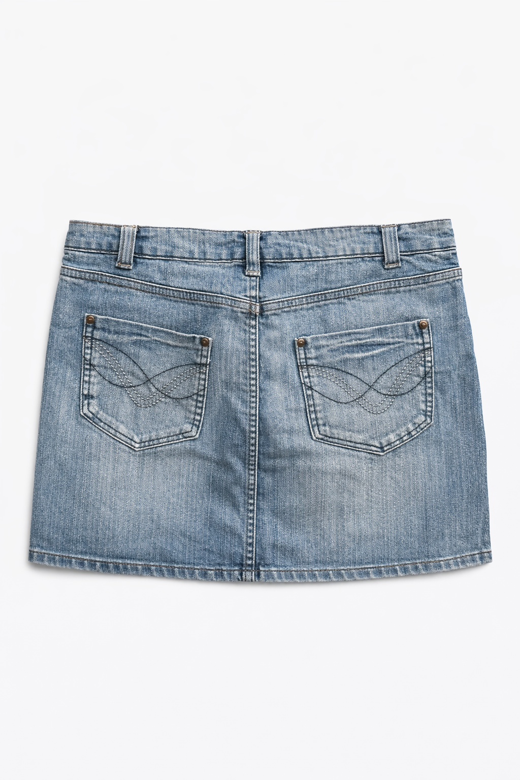 Mini denim skirt