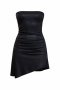 Mini elastic shimmery dress