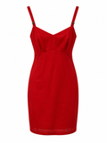 Mini cocktail red dress