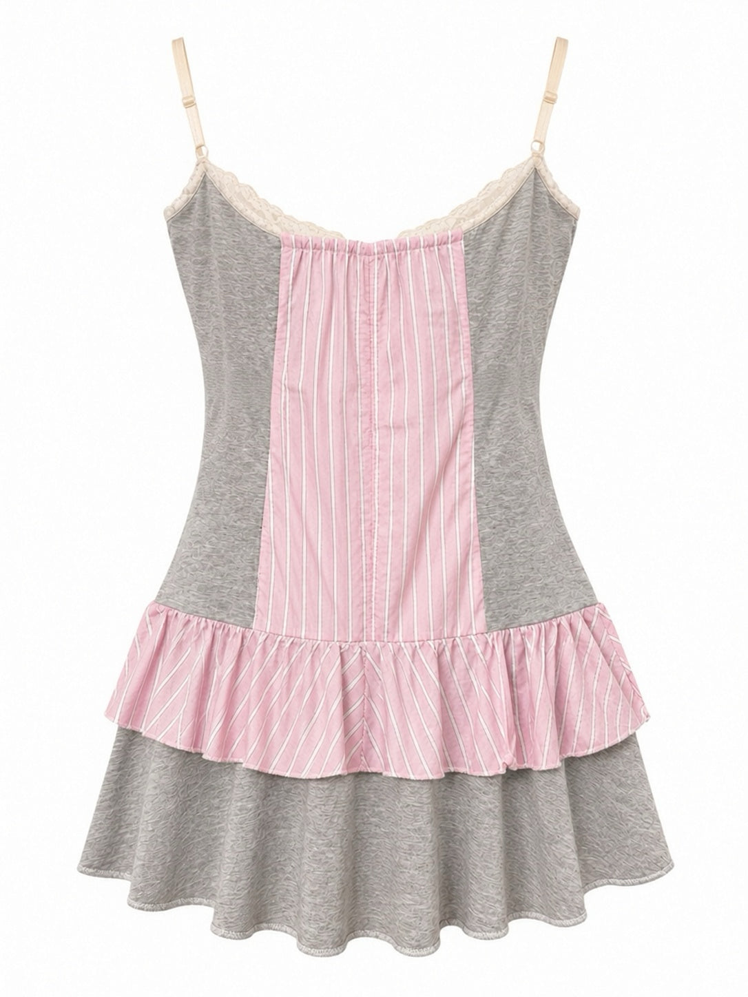 Mini elastic corset dress