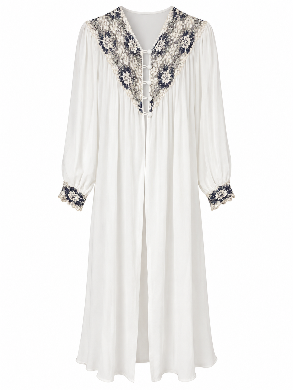 Vintage maxi nightgown set