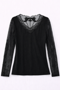 Vintage blouse with mesh embroidered details