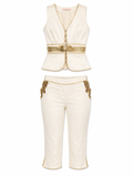 Cinema 2 piece capri & corset set