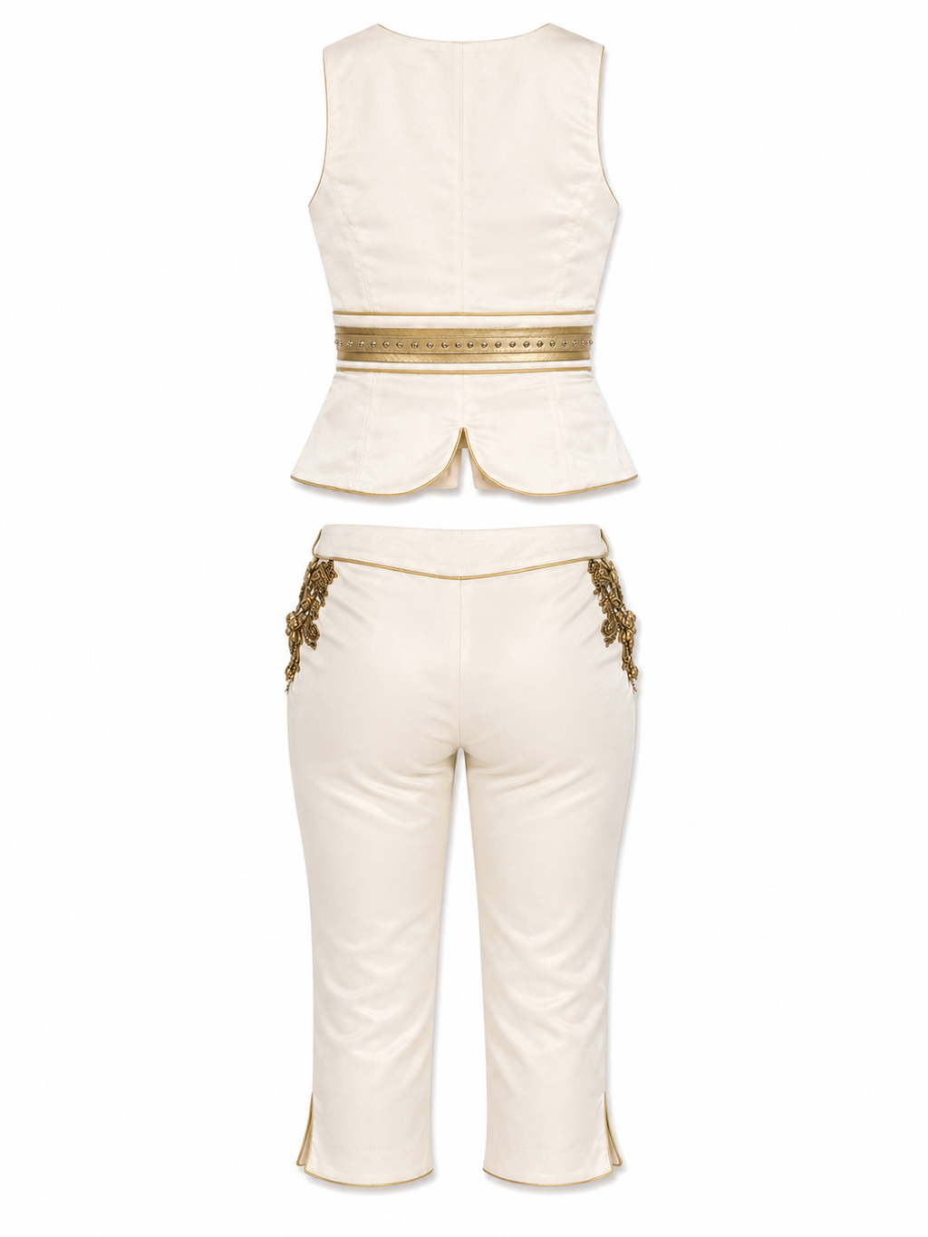 Cinema 2 piece capri & corset set