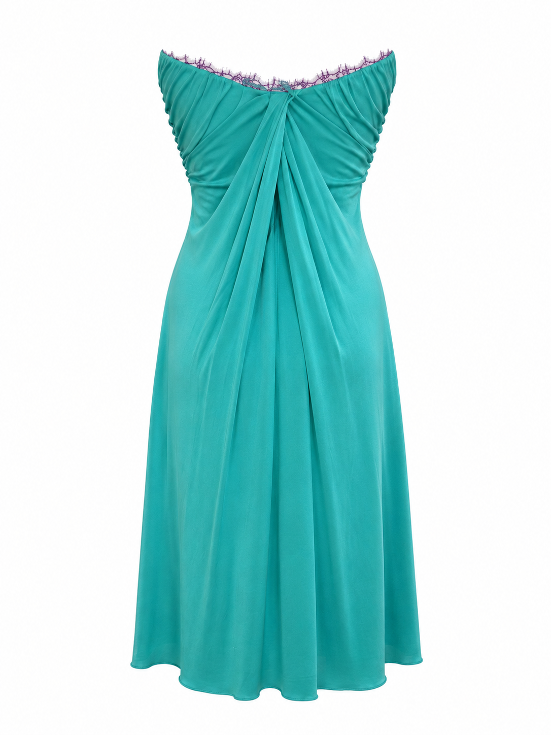 Cinema corset fit strapless dress