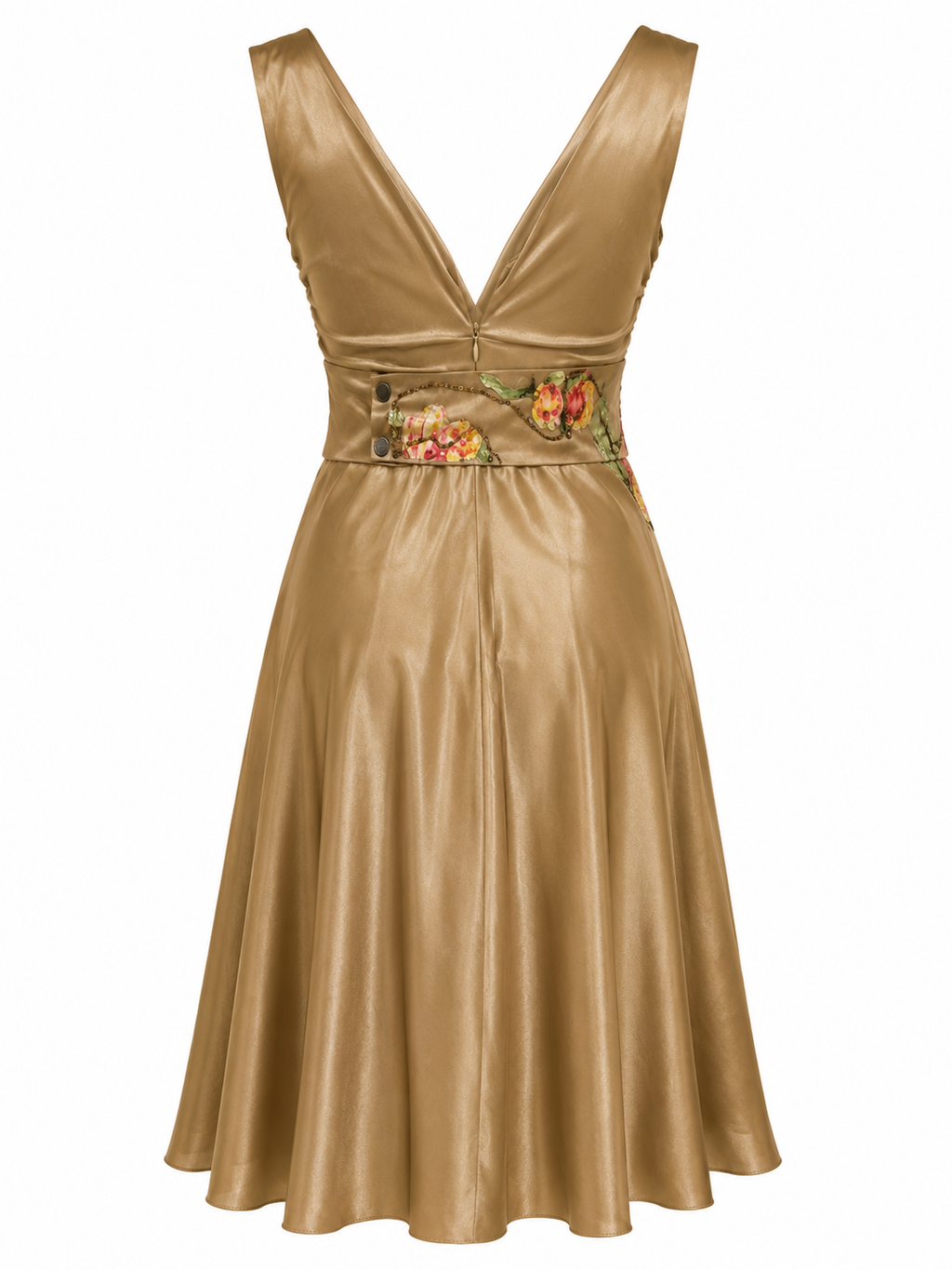 Cinema gold embroidered dress