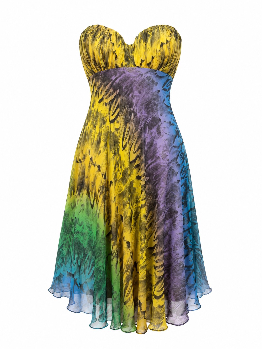 Cinema silk corset dress