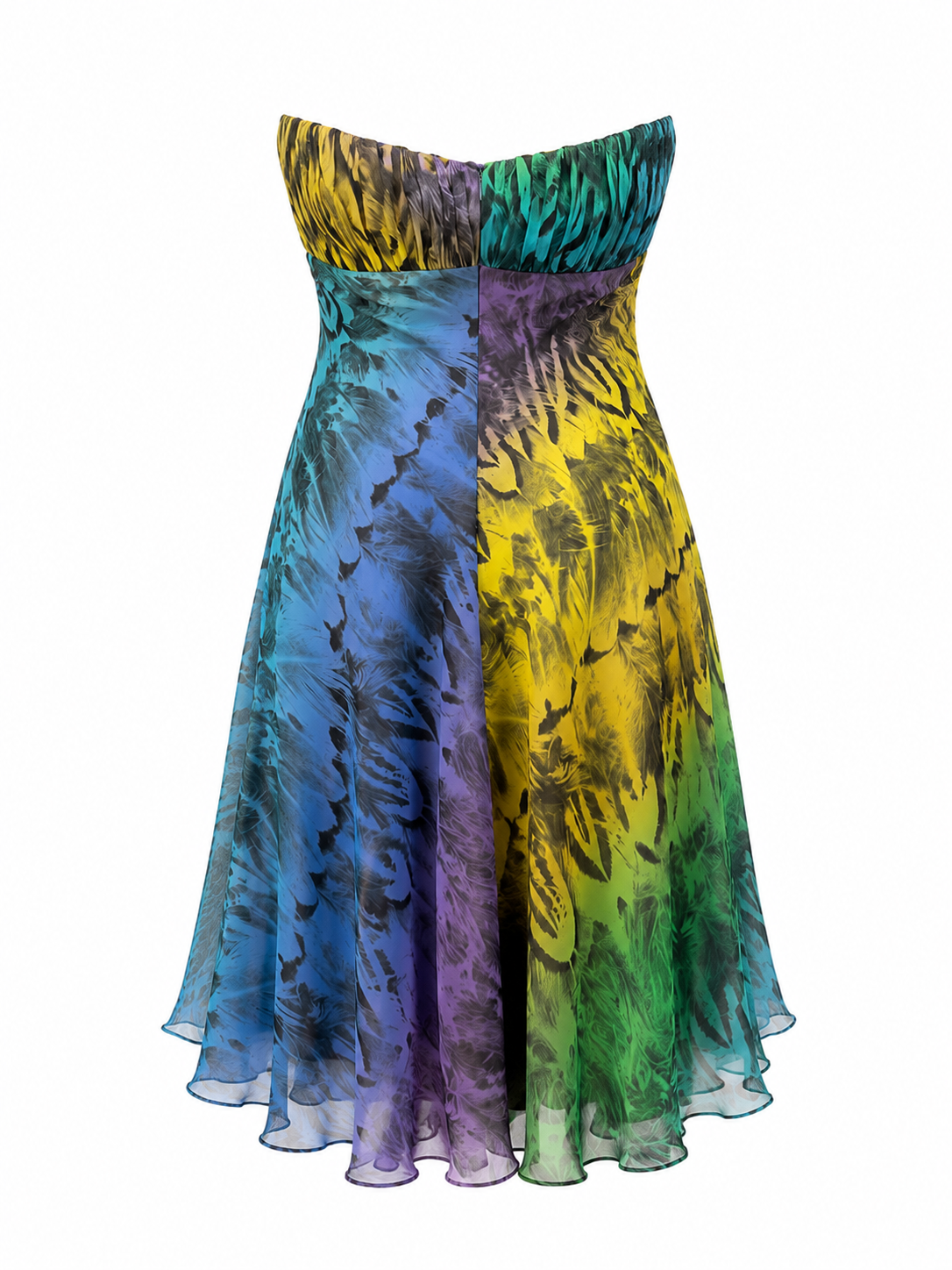 Cinema silk corset dress
