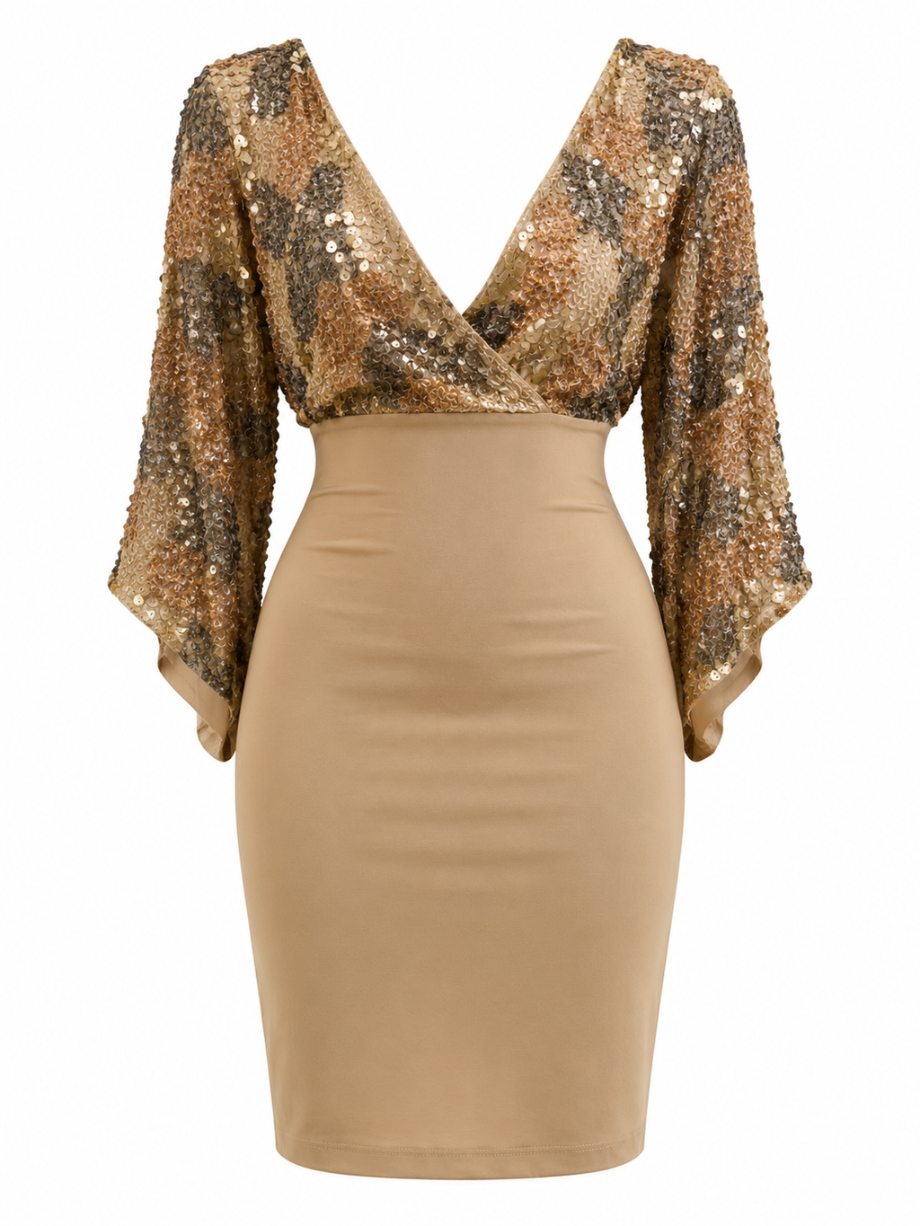 Cinema silk & Hand Embellished mini dress