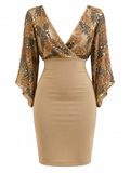 Cinema silk & Hand Embellished mini dress