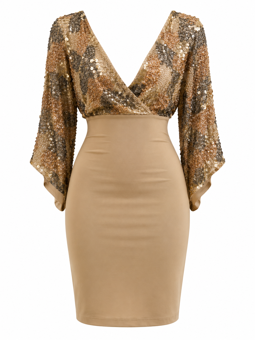 Cinema silk & Hand Embellished mini dress