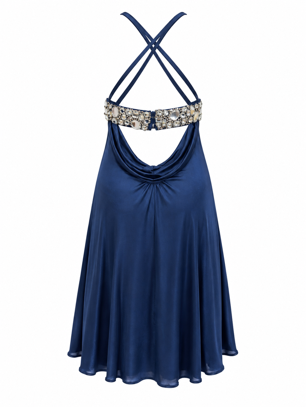 Cinema heavy beading backless dress