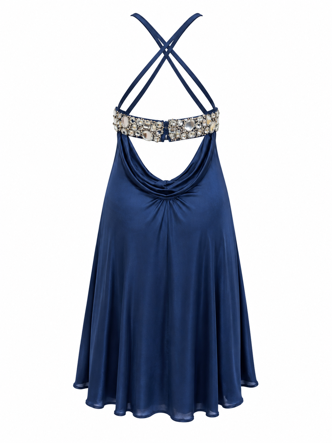 Cinema heavy beading backless dress