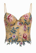 Cinema flower lace corset
