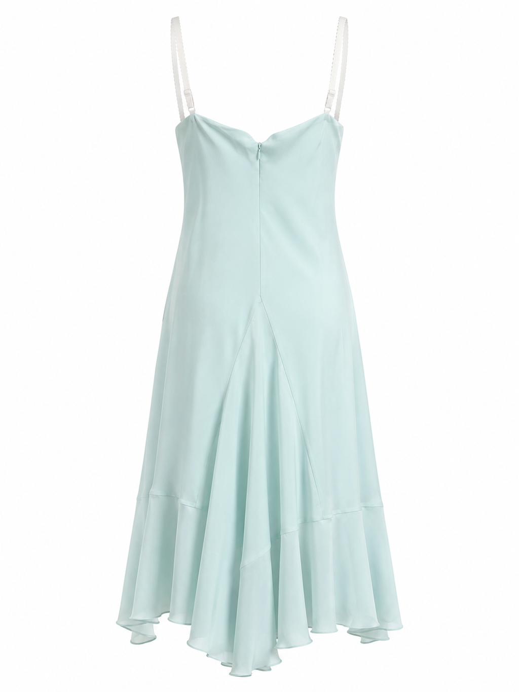 Cinema silk ruffle dress