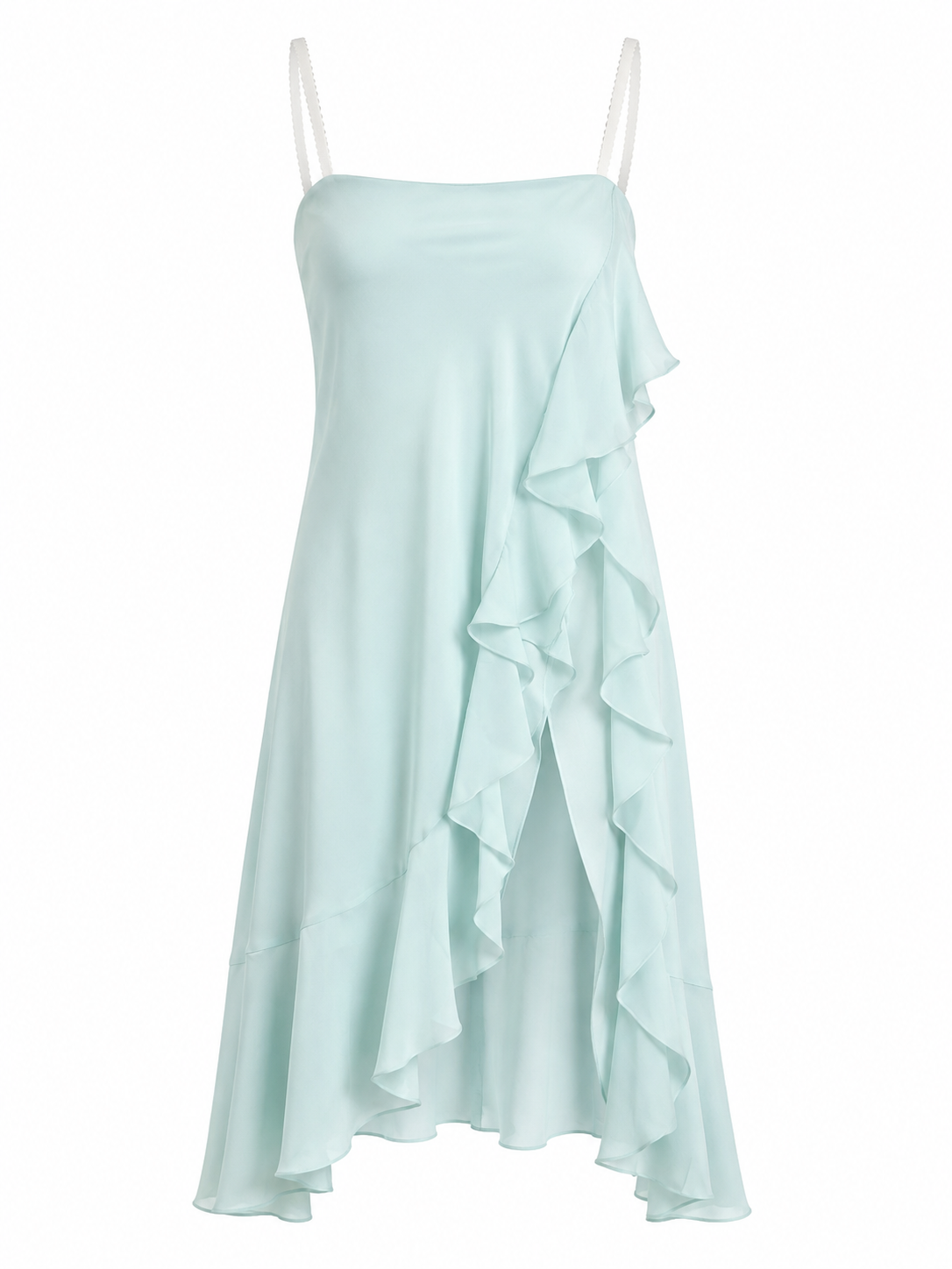 Cinema silk ruffle dress