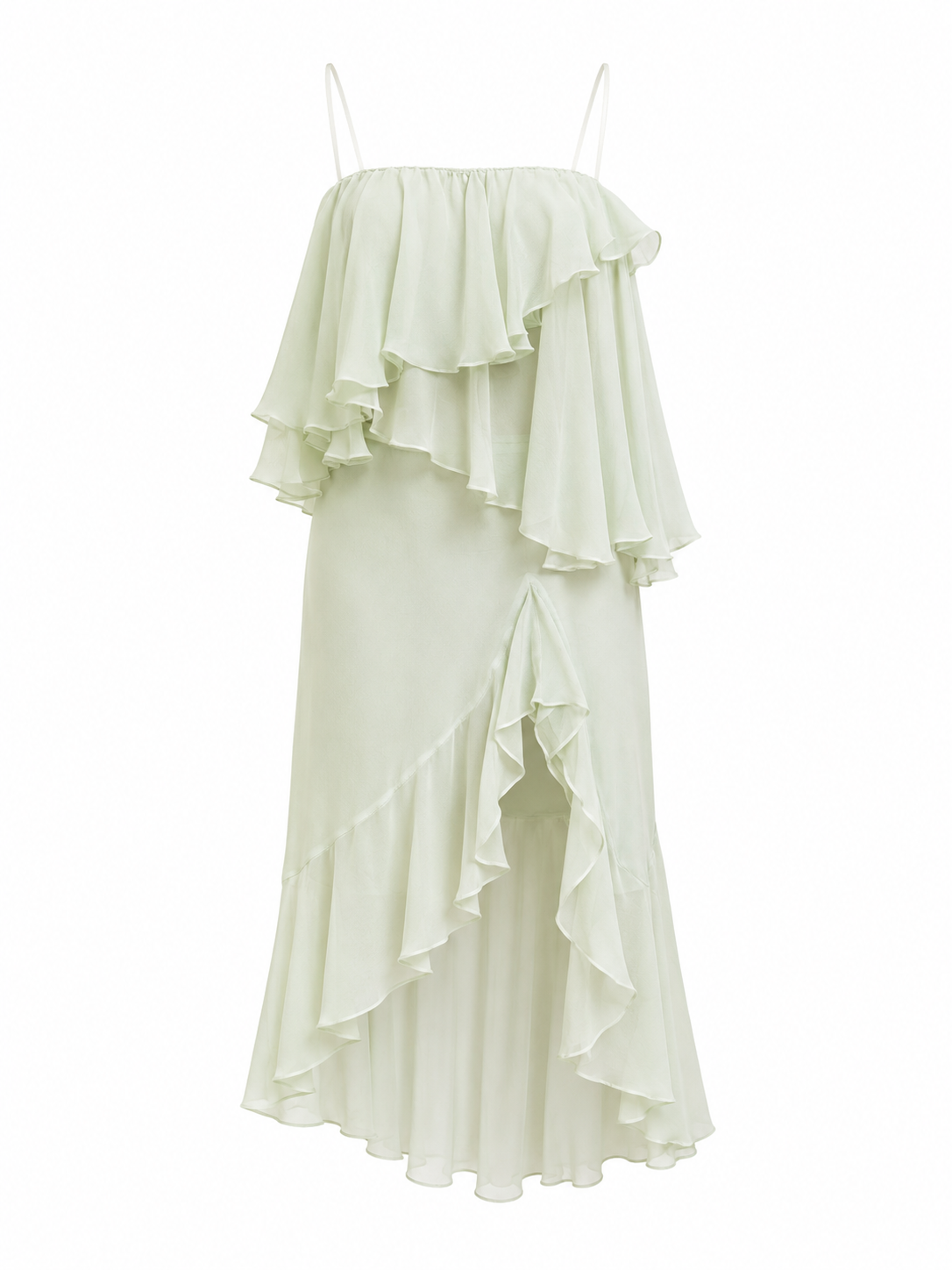 Cinema silk ruffle set