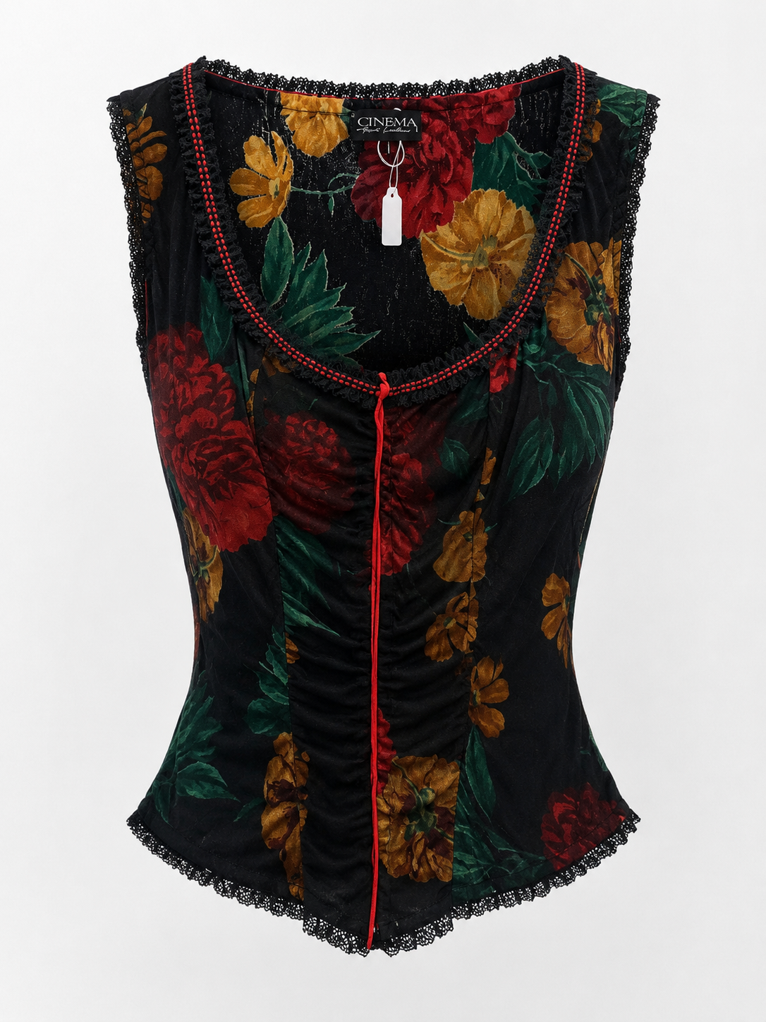 Cinema floral corset top